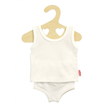 Heless poppenondergoed wit 20-25 cm - babypop kleding set.