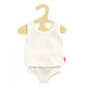 Heless poppenondergoed wit 20-25 cm - babypop kleding set.