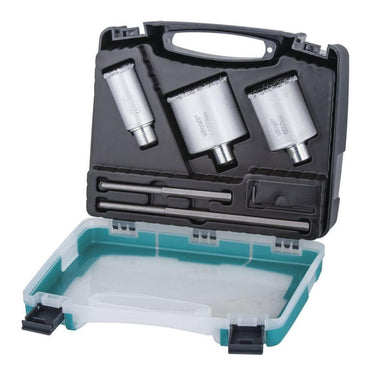 Wolfcraft - gatenzaagset voor metselwerk, tegels en steen - ø 33, 53, 68 mm - 1003000