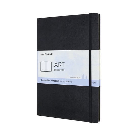 Moleskine art aquarel notitieboek - a4 - hardcover - zwart