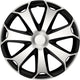 Gorecki wieldoppenset mega sil bl 13 inch zilver 4 stuks