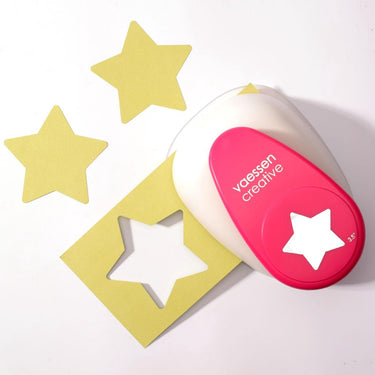 Vaessen creative pons - figuurpons - ster - 8,4 x 8 cm