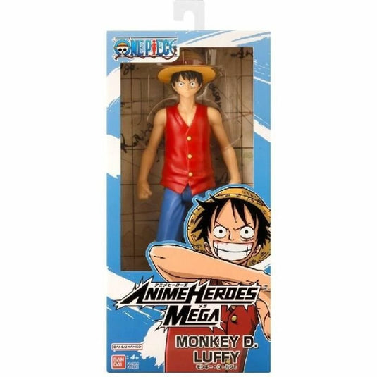 Bandai - anime heroes - one piece - anime heroes mega 30 cm luffy figuur - grote actiefiguur - luffy manga figuur - officieel gelicenseerd one piece - speelgoed voor kinderen 4+ - 38331