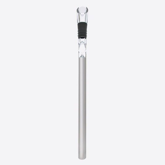 Point-virgule wijnkoeler - koelstick - met schenktuit - rvs acryl - 32cm