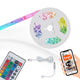 Briloner - usb slimme led strips - 2309150 - muzieksensor - spraakbesturing - inkortbaar - zelfklevend - 500 x 10 cm (lxb)