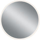 Trio led badkamerspiegel - raro - 15w - rond - 60cm - dipschakelaar - spiegelglas