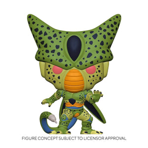 Funko dragon ball z pop! vinyl figure - cell (first form) 9 cm