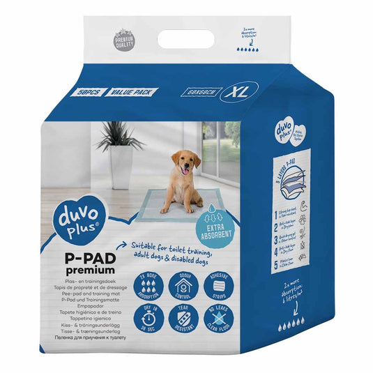 Duvo + p-pad premium xl - 60x60cm 50 stuks