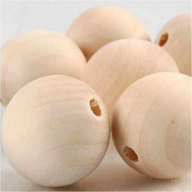 Creativ company http: www.cchobby.nl houten-kraal-d-25-mm-gatgrootte-4-5-mm-8-stuk-1-doos