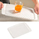 Kesper dienblad rechthoekig - anti-slip dienblad - diep dienblad met antislip - 35 x 26 x 2 cm - kleur: wit