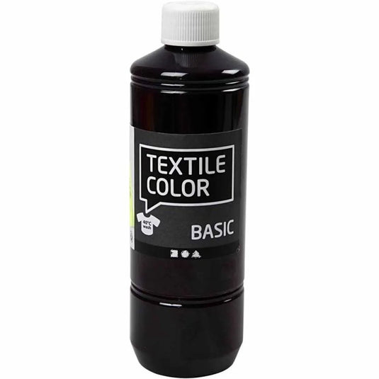 Creativ company textile color semi-dekkende textielverf - rood paars, 500ml
