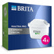 Brita maxtra pro limescale expert waterfilter 4 eenheden transparant