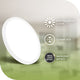Briloner tava a - led plafonniere - ultra energiezuinig - plafondlamp met achtergrondverlichting - 11w - 4.000 k - 2.400 lm - eek a - ø29 - wit