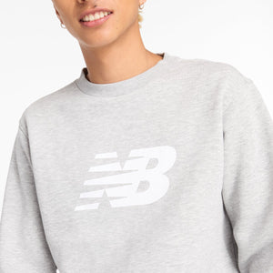 New balance sport core brushed crew heren trui - atletic grey