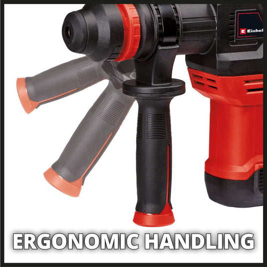 Einhell elektrische breekhamer te-dh 5 - 750 w - 5 j - sds-plus - incl. punt en platte beitel - incl. transport- opbergkoffer