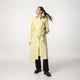 Agu trenchcoat - regenjas - dames - poray 10.000 - wind- en waterdicht - extra lang model - goud - s - gerecycled polyester - met reflectie