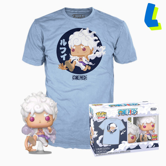 Funko pop! tee - luffy gear five + shirt - maat l