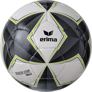 Erima senzor star match minibal - zwart grijs | maat: 00