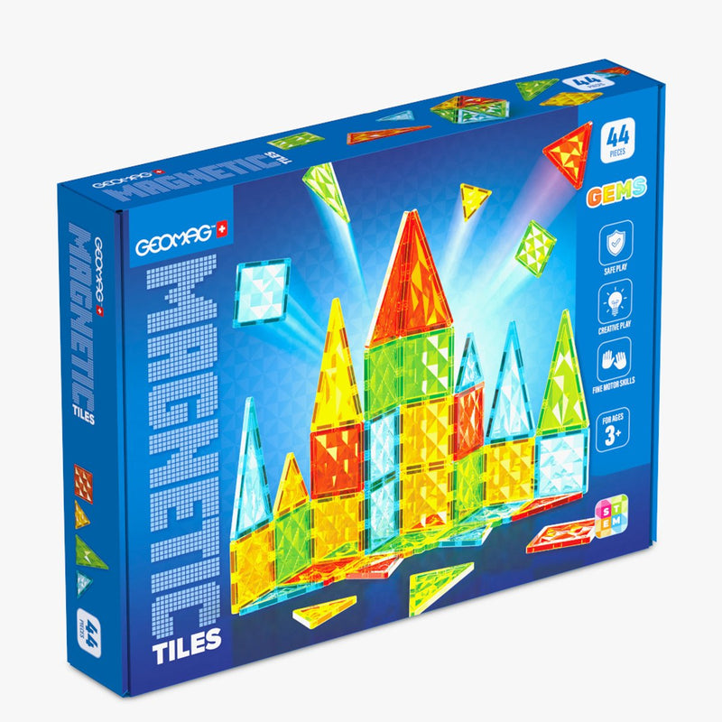 Afbeelding laden in galerijviewer, Geomag magnetische tegels edelstenen set - 44dlg.
