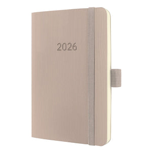 Sigel weekagenda 2026 conceptum - formaat a6 - taupe - softcover - si-c2631