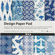 Creativ company cc design papier blok 15,2x15,2 cm 50 vel