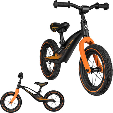 Lionelo bart air loopfiets voor kinderen - magnesium frame - 12 inch opblaasbare wielen - 3,8 kg ultralicht - verstelbaar stuur zadel - vanaf 2 jaar - tot 30 kg - voetsteun - stuurlimiter - en71