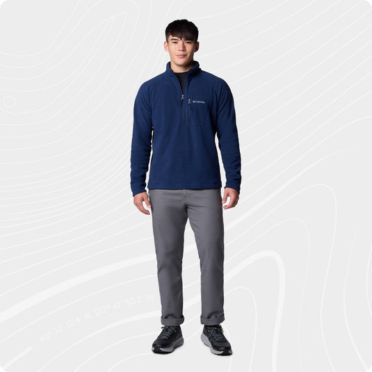 Columbia fast trek™ iii half zip fleece men's outdoortrui - collegiate navy - maat m