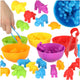 Ikonka animals safari educational learning to count montessori 36el. - uni