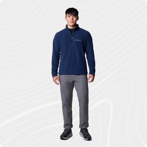 Columbia fast trek™ iii half zip fleece men's outdoortrui - collegiate navy - maat l