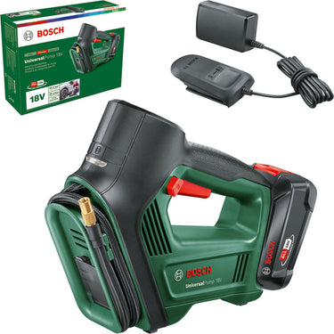 Bosch groen bosch luchtpomp universal pump 18v | 1 x 2,0 ah accu + lader - 0603947101