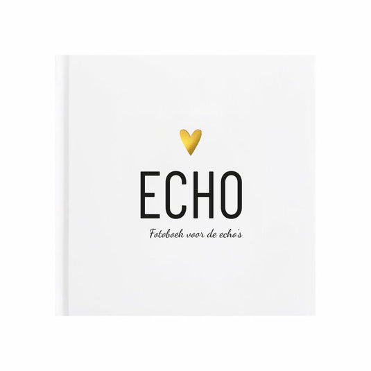Lifestyle2love echoboekje - bewaarboek voor alle echo’s - echo album zwangerschap -