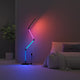 Calex slimme led vloerlamp - multifunctionele wifi hoeklamp - staande lamp - sfeerverlichting - rgb en wit licht - app