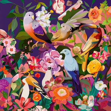 Ravensburger legpuzzel art soul vogels 750 stukjes bloemen.