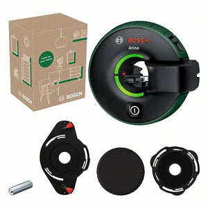 Bosch atino - lijnlaser - inclusief gelpad, beschermende cover gelpad, pin pad en batterij