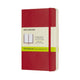 Moleskine classic notitieboek - pocket - softcover - blanco - rood