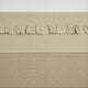 Meyco baby ruffle ledikant laken - sand - 100x150cm - 0.3 tog