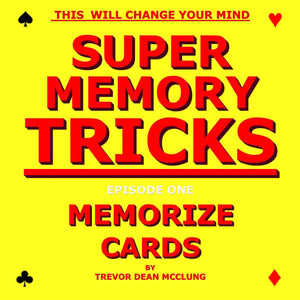 Super memory tricks, memorize cards