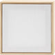 Creativ company gespannen canvas met lijst 280gr. 15,8x15,8cm - wit