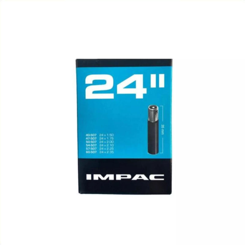 Chargez l'image dans la visionneuse de la galerie, Impac Binnenband (by Schwalbe) AV24 24x1.5 2.35 ETRTO 40 60-507 , Ventiel: auto schrader 35mm
