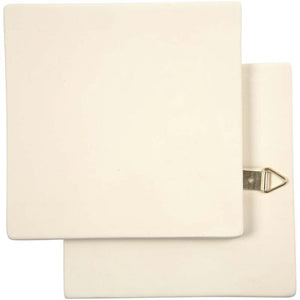 Creativ company cc teracotta tegel 13x13 cm wit