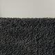 Sealskin angora - badmat 60x60 cm - polyester - donkergrijs