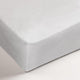 Ambiante molton hoeslaken - tweepersoons - 90 100x200 210 cm - wit