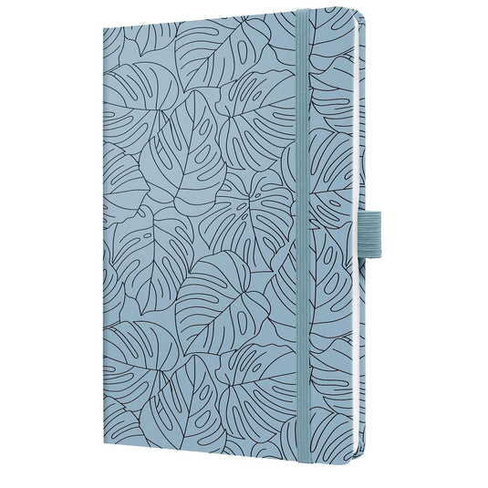 Sigel notitieboek - jolie - a5 - hardcover - 174 pagina's - 80 grams - lijn - blue monstera - si-jn353
