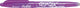 Pilot frixion ballpen 0.7mm uitgumbare pen – doos van 12 - paars
