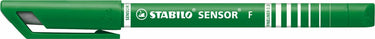 Stabilo sensor - fineliner 0,3 mm - groen - per stuk