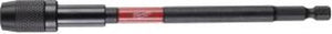 Milwaukee accessoires bithouder met borging - 152mm - 1 4 hex - 1 pc - 4932471824