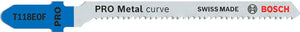 Bosch accessoires pro metal curve t118eof decoupeerzaagblad | 83 mm | 2-delig - 2608655099