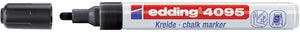 Edding krijtstift 4095 rond zwart 2-3mm | omdoos a 10 stuk | 10 stuks