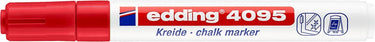 Edding krijtmarker 4095 rond 2 - 3 mm waterbasis rood