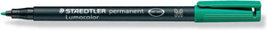 Staedtler speelgoed | creatief artwork diy - lumocolor permanente marker - groen - 1 stuk